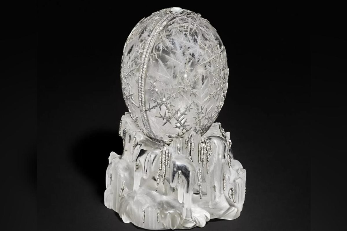 r$-145-milhoes:-ovo-de-inverno-faberge-deve-bater-recorde-em-leilao