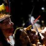 indigenas-fazem-protesto-para-cobrar-demarcacao-de-terras-ate-a-cop30