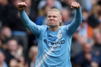 haaland-marca-pelo-10o-jogo-seguido-e-manchester-city-derrota-o-everton