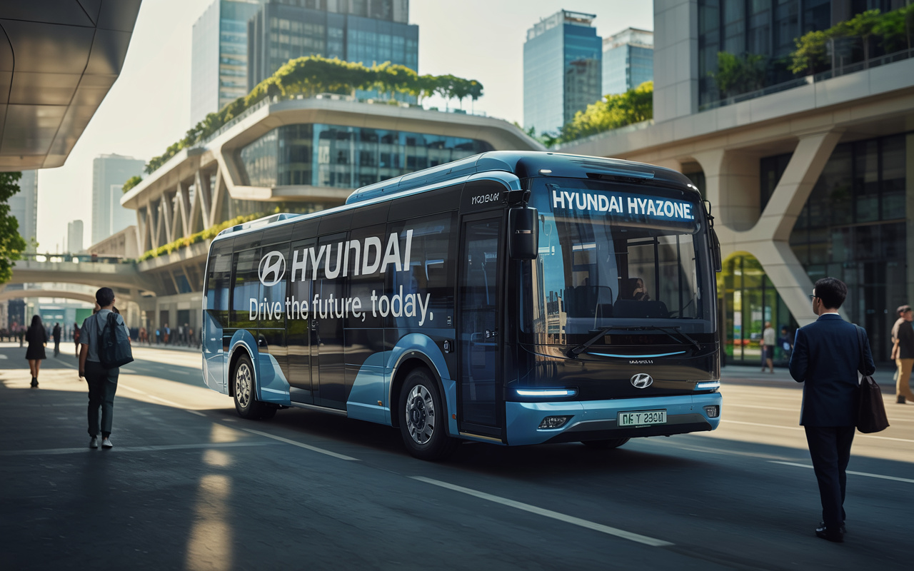 fim-da-era-do-diesel?-hyundai-apresenta-em-2025-onibus-a-hidrogenio-com-960-km-de-autonomia,-promete-reduzir-emissoes-e-mira-transformar-o-transporte-de-longa-distancia