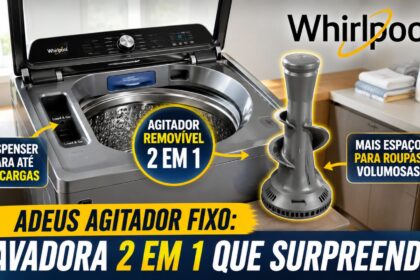 adeus-maquina-de-lavar-com-agitador-fixo:-whirlpool-surpreende-e-lanca-versao-2-em-1-que-remove-a-peca-central-para-liberar-espaco,-armazena-detergente-para-ate-20-cargas,-traz-torneira-e-escova-dentro-da-propria-lavadora-e-permite-criar-ate-36-ciclos-per