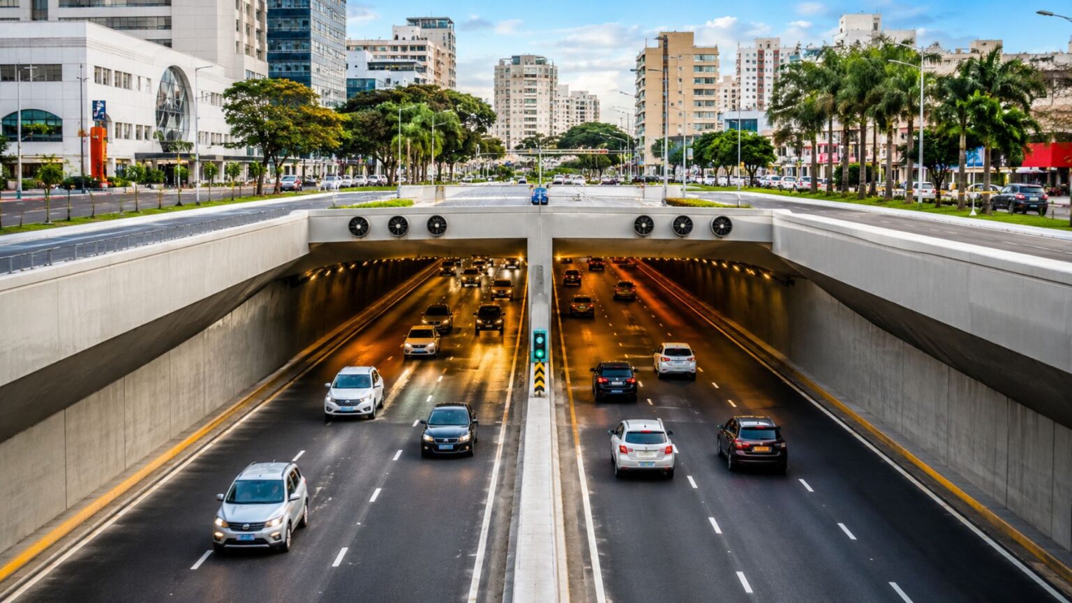 um-tunel-de-mais-de-1-quilometro-atravessa-o-centro-de-uma-cidade-brasileira-e-muda-a-rota-de-137-mil-veiculos-por-dia,-separando-o-trafego-local-de-quem-segue-rumo-a-capital