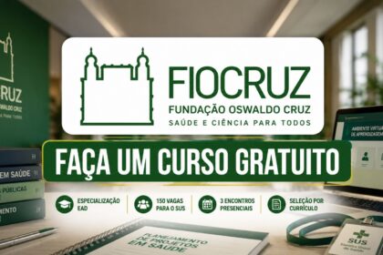 fiocruz-reabre-inscricoes-para-especializacao-ead-gratuita-de-420-horas,-com-150-vagas-para-profissionais-do-sus-em-seis-polos,-cotas-para-cinco-grupos,-apenas-tres-encontros-presenciais-e-selecao-por-curriculo-e-carta-de-intencao