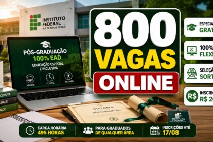 instituto-federal-convoca-para-especializacao-100%-ead-(online),-gratuita-com-800-vagas-e-selecao-por-sorteio