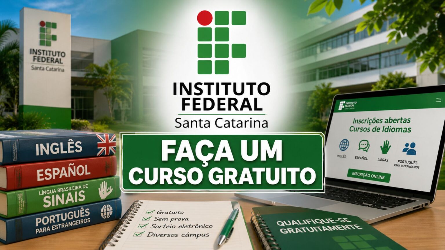 aprenda-ingles,-espanhol-e-libras-sem-gastar-1-real-no-instituto-federal:-ifsc-abre-inscricoes-para-cursos-gratuitos-em-14-campus,-com-selecao-por-sorteio-eletronico,-sem-prova,-sem-mensalidade-e-inscricoes-ate-6-de-julho.