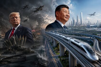enquanto-os-eua-elevam-os-gastos-de-guerra,-a-china-terminou-o-ultimo-plano-quinquenal-com-a-maior-malha-de-trens-bala-do-planeta-e-quase-200-mil-km-de-autoestradas,-apostando-em-obras-em-vez-de-conflitos,-segundo-balanco-oficial-de-pequim