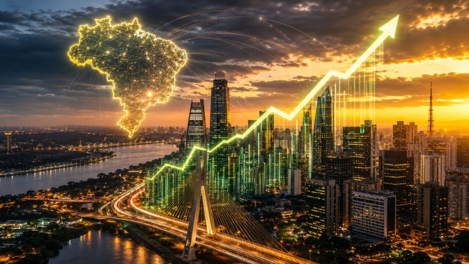 fmi-elevou-a-projecao-de-crescimento-do-brasil-de-1,9%-para-2,4%-em-2026,-colocou-o-pais-entre-as-economias-do-g20-com-a-maior-melhora-nas-projecoes,-atras-apenas-da-china,-e-classificou-o-sistema-financeiro-brasileiro-como-solido-e-resiliente
