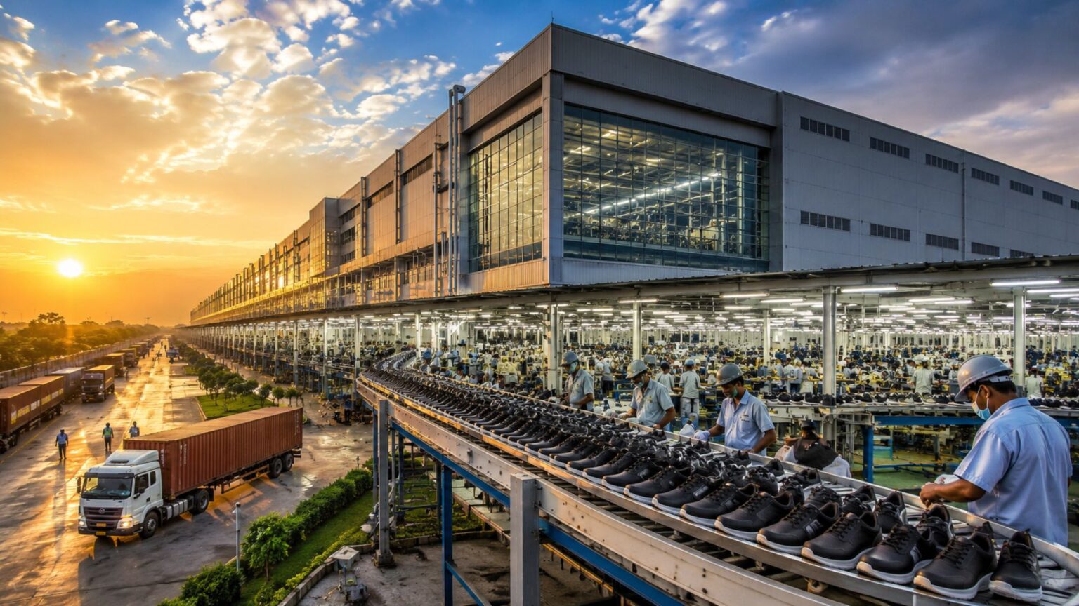 nova-fabrica-de-calcados-vai-gerar-mais-de-400-empregos-e-produzira-3-milhoes-de-pares-por-ano-com-investimento-de-us$-21,6-milhoes-e-expectativa-de-us$-37,5-milhoes-em-exportacoes