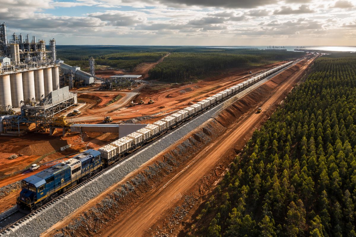 maior-fabrica-de-celulose-do-planeta,-cravada-no-mato-grosso-do-sul,-vai-rasgar-47-quilometros-de-ferrovia-propria-para-arrastar-3,5-milhoes-de-toneladas-por-ano-da-terra-do-eucalipto-ate-o-porto-de-santos,-rumo-ao-atlantico