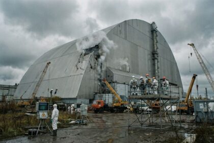 escudo-de-chernobyl-perde-funcao-de-conter-radiacao,-aiea-admite-falha-estrutural-grave-no-novo-confinamento-seguro-e-exige-reforma-urgente-da-protecao-do-reator-4-para-evitar-aumento-da-liberacao-radioativa-na-regiao-contaminada