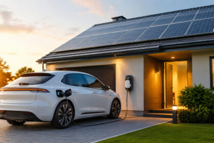 paineis-solares-instalados-em-residencias-podem-fornecer-energia-para-carregar-carros-eletricos-e-diminuir-o-valor-da-fatura-mensal,-reunindo-eficiencia-energetica,-reducao-de-custos-e-um-retorno-financeiro-que-surpreende-muitos-consumidores