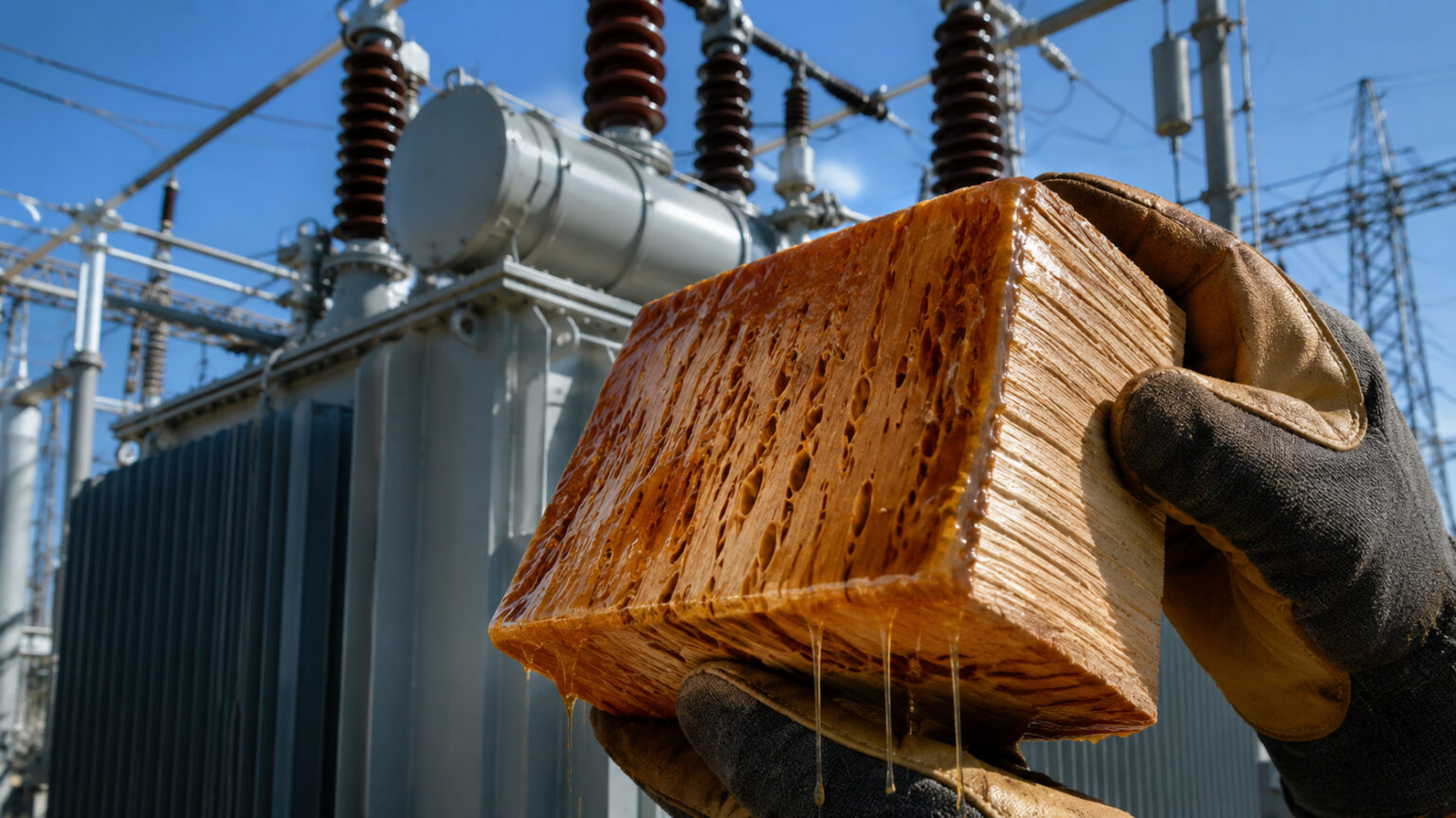 madeira-deixou-de-ser-apenas-material-de-construcao-em-pesquisa-de-yale-e-virou-isolamento-para-transformadores-eletricos-que-enfrentam-calor-intenso,-envelhecimento-e-pressao-crescente-da-rede-movida-por-energia-renovavel