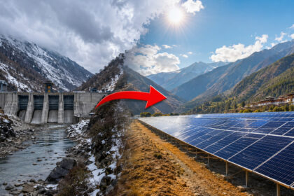 pais-famoso-por-viver-da-forca-dos-rios-agora-instala-usina-solar-entre-montanhas-para-gerar-energia-no-inverno,-quando-suas-hidreletricas-produzem-menos