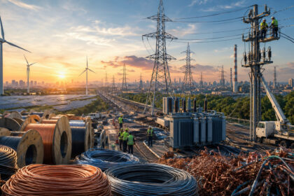 mais-de-80-milhoes-de-quilometros-de-fios-precisam-ser-trocados-ate-2040:-a-transicao-energetica-nao-depende-so-de-paineis-e-carros-eletricos,-mas-de-uma-corrida-colossal-por-cobre,-aluminio,-transformadores-e-reciclagem-de-cabos-antigos