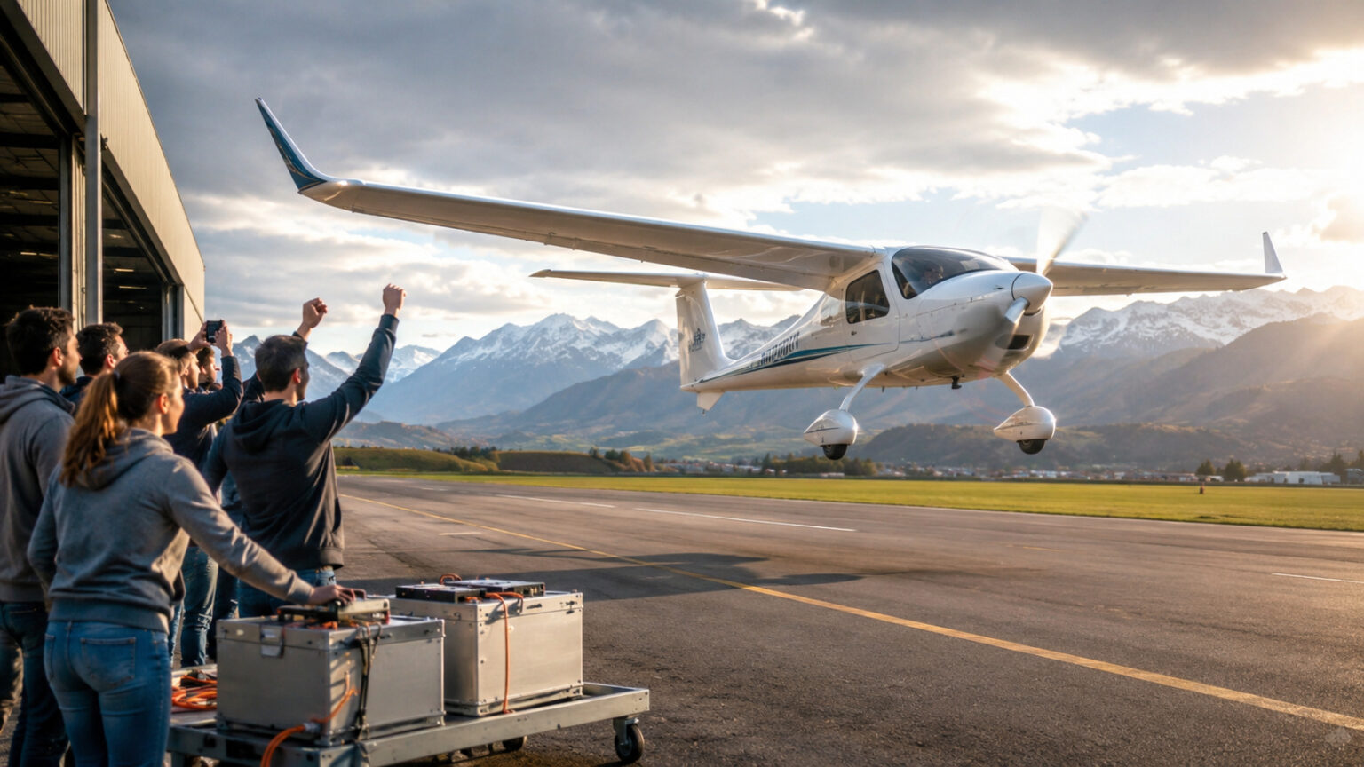 vinte-estudantes-passam-dois-anos-eletrificando-um-aviao-de-quatro-lugares-e,-ao-faze-lo-decolar,-revelam-por-que-as-baterias-modulares,-o-peso-e-os-180-quilometros-de-alcance-ainda-limitam-a-aviacao-eletrica