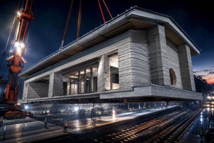 impressa-em-7-dias-e-montada-em-menos-de-6-horas-entre-o-ultimo-trem-da-noite-e-o-primeiro-da-manha,-uma-estacao-ferroviaria-japonesa-substituiu-o-predio-de-madeira-de-75-anos-pela-metade-do-custo