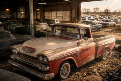 enquanto-carros-comuns-perdem-valor-depois-de-anos-parados,-uma-concessionaria-fechada-em-nebraska-revelou-quase-500-veiculos-esquecidos-e-uma-chevrolet-cameo-1958-com-apenas-1,3-milha-foi-vendida-por-us$-147-mil