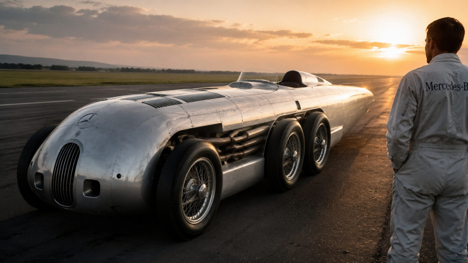 a-mercedes-construiu-um-gigante-de-mais-de-oito-metros,-colocou-seis-rodas-e-um-motor-aeronautico-projetado-para-entregar-ate-3.500-cv,-preparou-tudo-para-atingir-650-km/h-e-nunca-conseguiu-realizar-o-teste