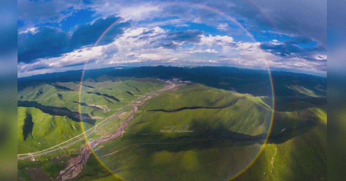 video:-arco-iris-circular-raro-aparece-no-noroeste-da-china-|-cnn-brasil