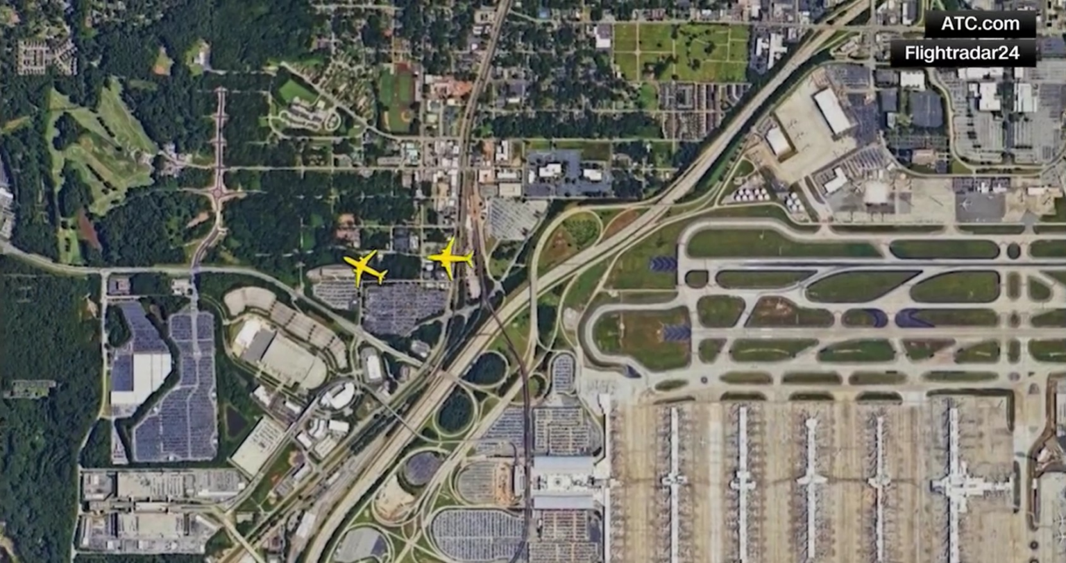 dois-avioes-ficam-em-rota-de-colisao-em-aeroporto-nos-eua-e-evitam-choque-na-ultima-hora;-veja-video-de-radar-|-g1