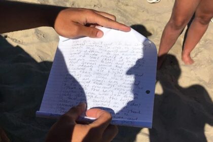 mensagem-em-garrafa-e-achada-por-salva-vidas-no-litoral-dos-eua-|-g1