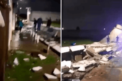 video:-parte-do-muro-de-presidio-desaba-apos-fortes-ventos-no-rs-|-cnn-brasil