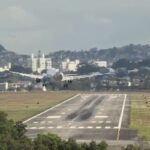 aviao-interrompe-pouso-e-arremete-durante-chegada-a-vitoria-(es)
