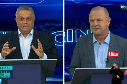 eleicoes-2026:-joao-rodrigues-e-gelson-merisio-discutem-sobre-ausencia-de-jorginho-melo-no-1°-debate-para-o-governo-de-sc