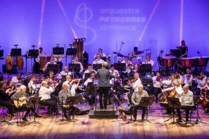 sinfonia-brasileira-do-mpb4-atraca-no-porto-seguro-da-orquestra-da-petrobras-em-album-valorizado-pelos-arranjos-|-g1