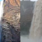 chuva-no-rs:-video-mostra-forca-da-agua-na-cascata-do-chuvisqueiro-|-g1